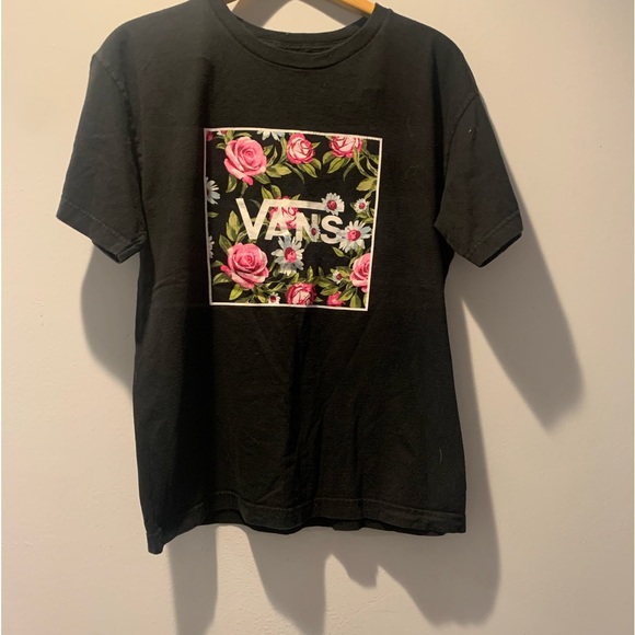 Vans Tops - Vans Floral Short Sleeve Size Xl